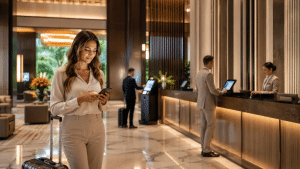 hotel lobby